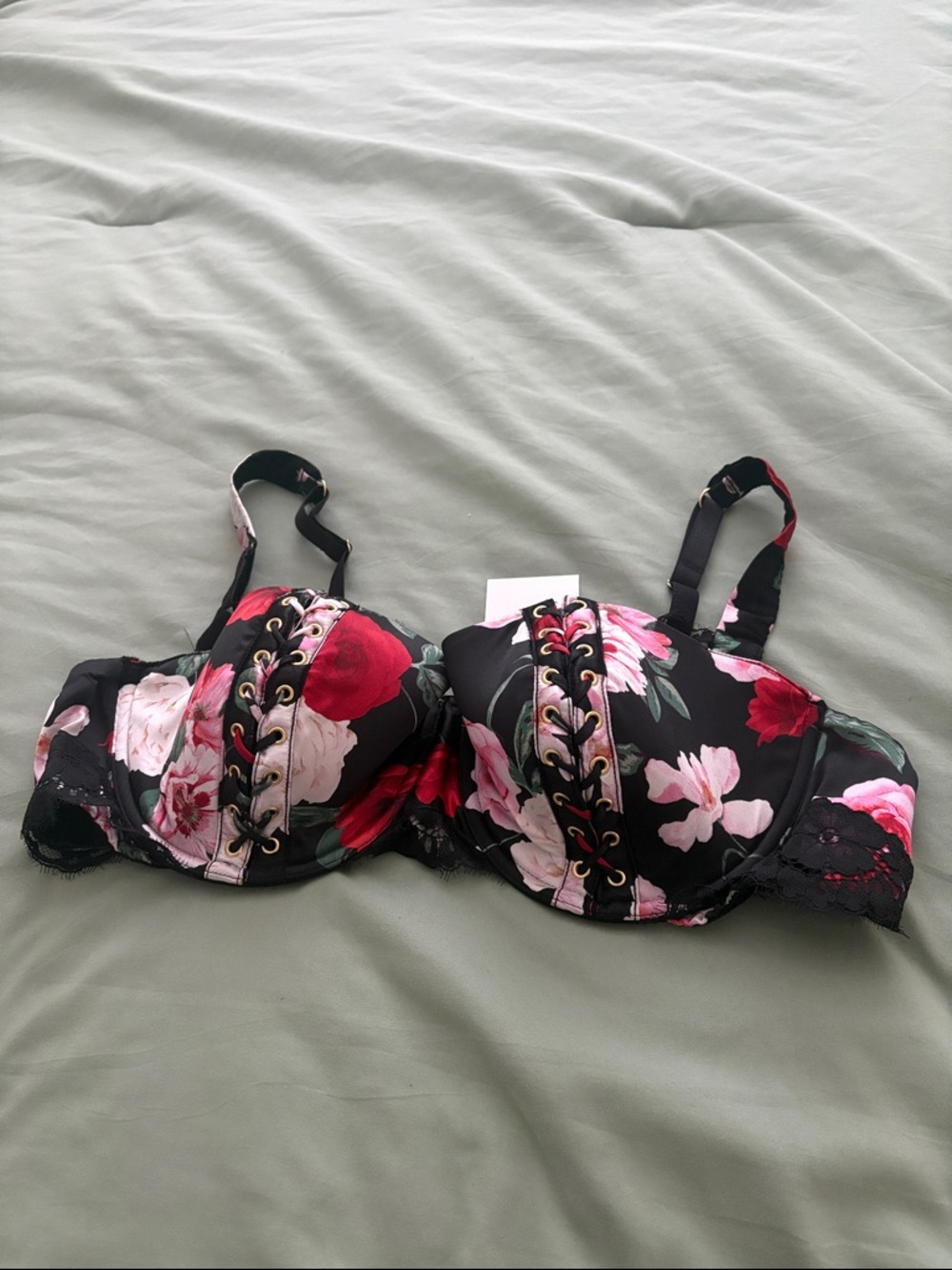 Victoria’s Secret Atelier Dark Floral Bra 38D